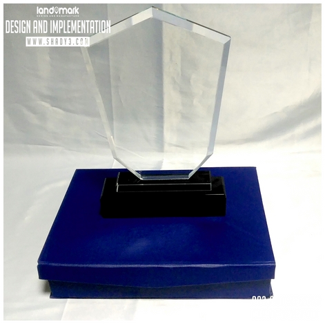 مجموعة دروع كريستال قاعدة مرتفعة جديدة لحفر الليزر Crystal Awards | Crystal Trophies | Glass Awards 