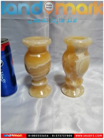 فازة من الرخام الالباستر المصرى A vase of Egyptian Alabaster marble