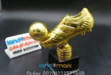 football shoe trophies