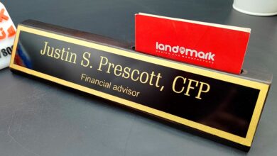 Customize Wooden Name Plate for desk and office